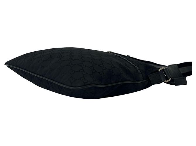 Borsa a tracolla e spalla Gucci con motivo logo GG Nero - vista 8