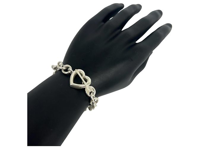 Tiffany & Co Bracciale con ciondolo cuore e freccia Tiffany Vintage Argento - vista 2