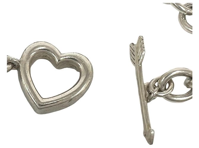 Tiffany & Co Bracciale con ciondolo cuore e freccia Tiffany Vintage Argento - vista 4