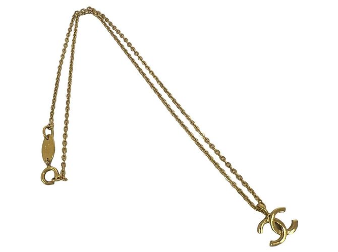 Collana a catena Chanel Vintage Coco Mark D'oro - vista 6
