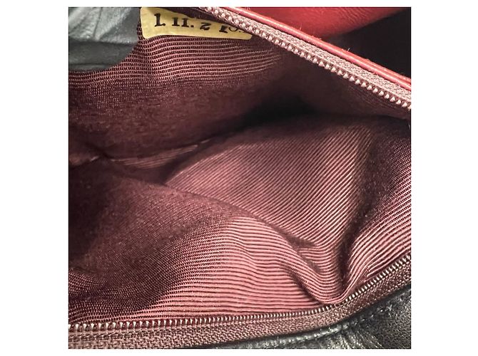 Borsa a tracolla con catena Chanel Matelassé in pelle d'agnello Nero - vista 10