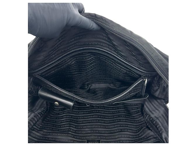 Saffiano Prada Aktentasche Schwarz - Ansicht 10