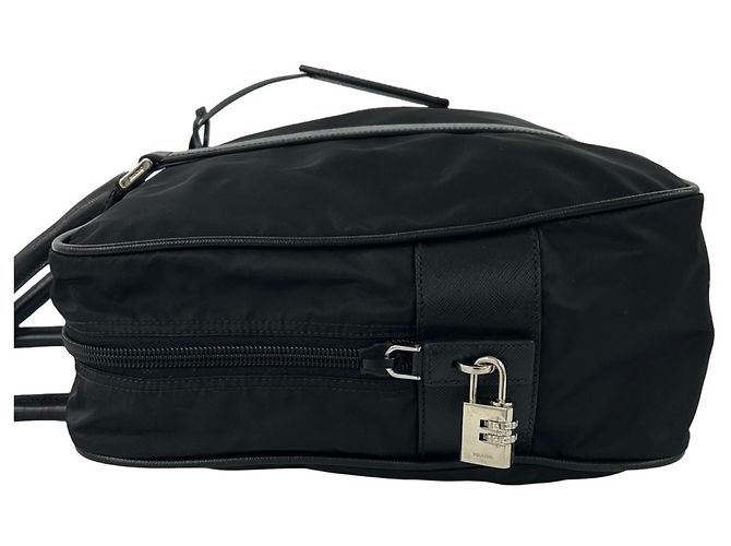 Saffiano Prada Aktentasche Schwarz - Ansicht 5