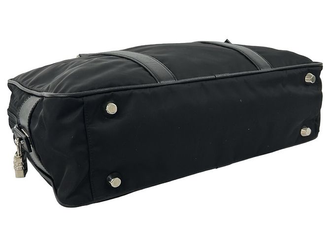 Saffiano Prada Aktentasche Schwarz - Ansicht 7