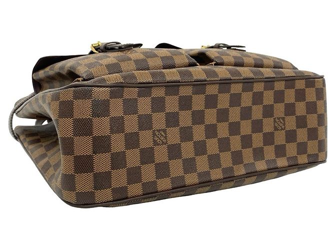 Louis Vuitton Uzès Shopper aus Damier-Leder Braun - Ansicht 7