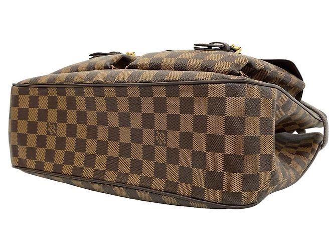 Louis Vuitton Uzès Shopper aus Damier-Leder Braun - Ansicht 8