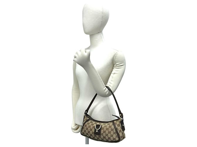 Borsa a mano Gucci Abbey Mini Marrone - vista 2