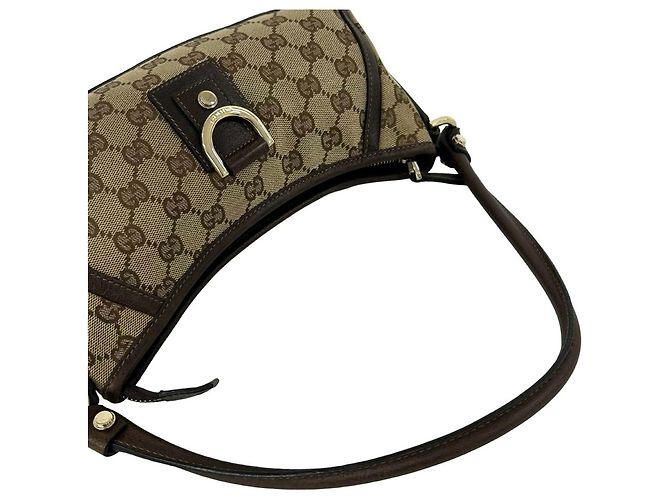 Borsa a mano Gucci Abbey Mini Marrone - vista 4