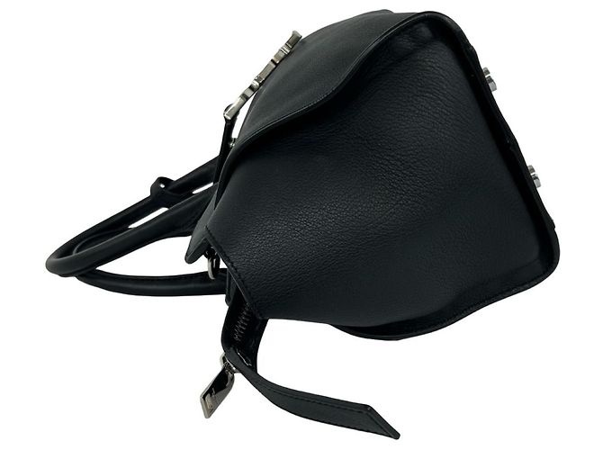 Borsa a mano in pelle Saint Laurent Baby Downtown Cabas Nero - vista 5