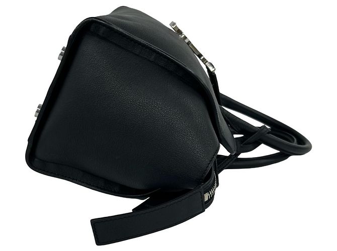 Borsa a mano in pelle Saint Laurent Baby Downtown Cabas Nero - vista 6