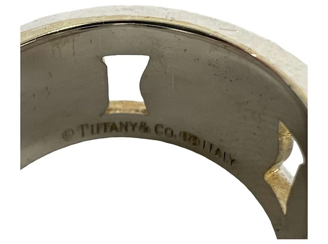 Tiffany & Co Anello Tiffany Vintage Element Band Argento - vista 3