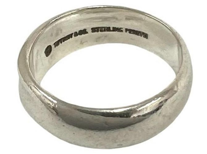 Tiffany & Co Tiffany Vintage Curved Heart Ring Silber - Ansicht 4