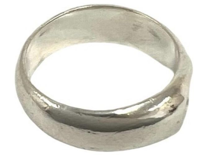 Tiffany & Co Tiffany Vintage Curved Heart Ring Silber - Ansicht 5