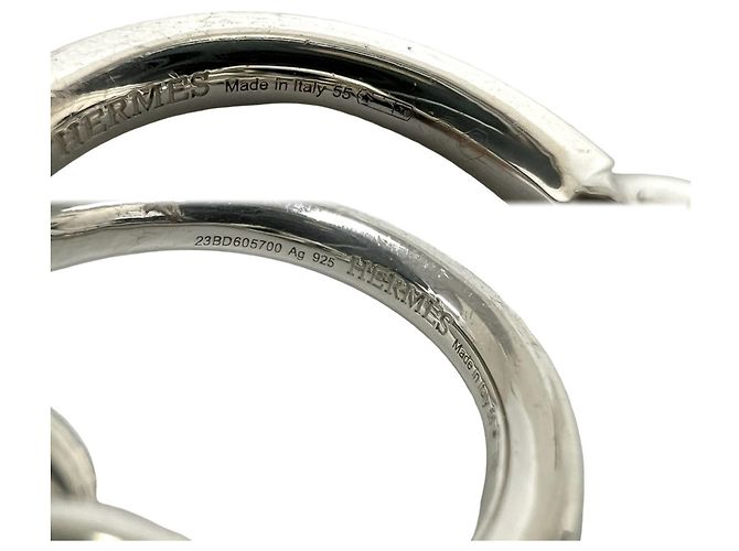 Hermès HERMES Croisette Ringband Silber - Ansicht 3