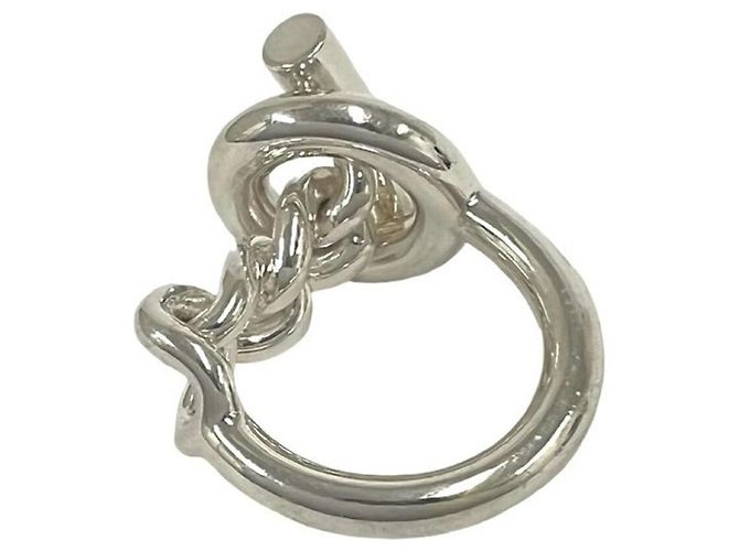 Hermès HERMES Croisette Ringband Silber - Ansicht 6