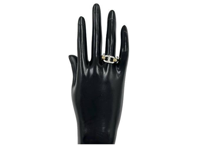 Hermès Hermes Chaine d'Ancre Ring Silber Golden - Ansicht 2