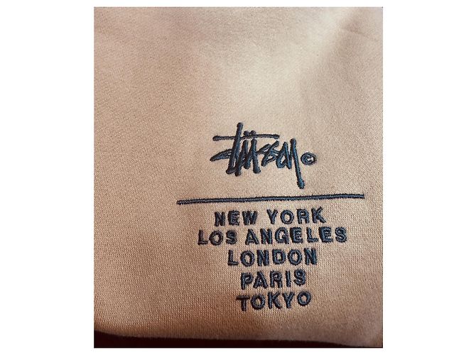Autre Marque Stussy Crewneck Unisex Sweatshirt City Stack Butter Gelb - Ansicht 5