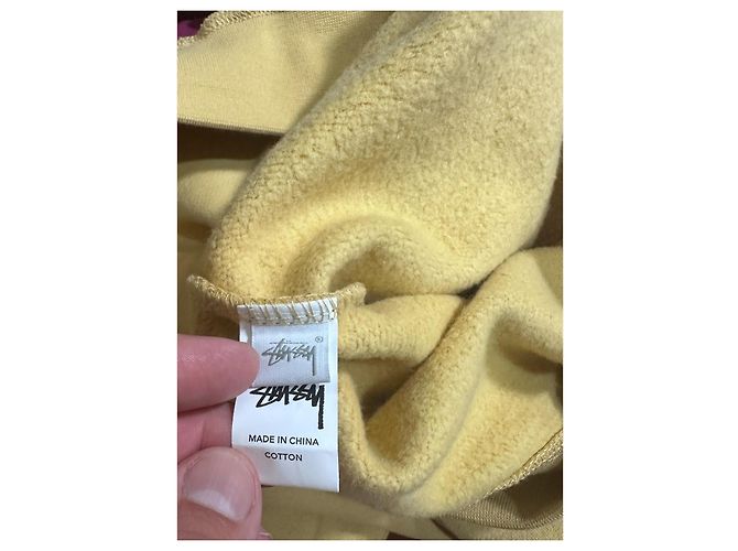 Autre Marque Stussy Crewneck Unisex Sweatshirt City Stack Butter Gelb - Ansicht 7