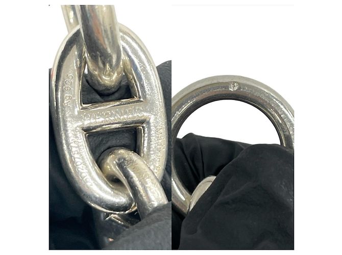 Hermès Bracciale con Charms Hermes Chaine d'Ancre TGM Argento - vista 3