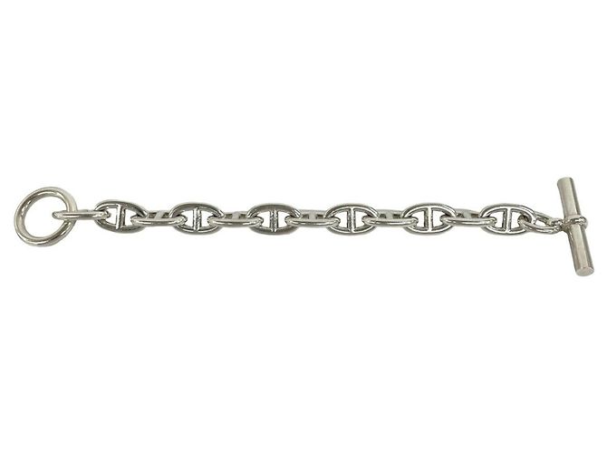 Hermès Bracciale con Charms Hermes Chaine d'Ancre TGM Argento - vista 5