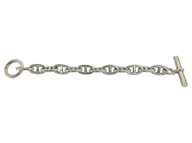 Hermès Bracciale con Charms Hermes Chaine d'Ancre TGM Argento - vista 6