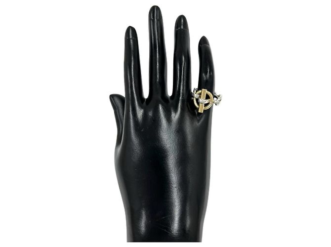 Hermès HERMES Chaine d'Ancre Combination Ring Silber Golden - Ansicht 2