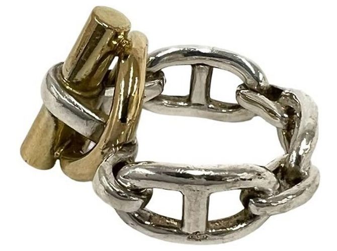 Hermès HERMES Chaine d'Ancre Combination Ring Silber Golden - Ansicht 4