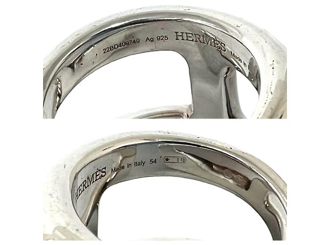 Hermès Hermes Osmo's GM Ring Silber - Ansicht 3
