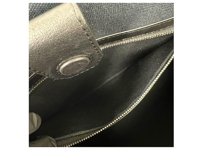 Loewe Buckle Horizontal Tragetasche aus Canvas mit Anagram-Muster und Leder Braun Schwarz - Ansicht 10
