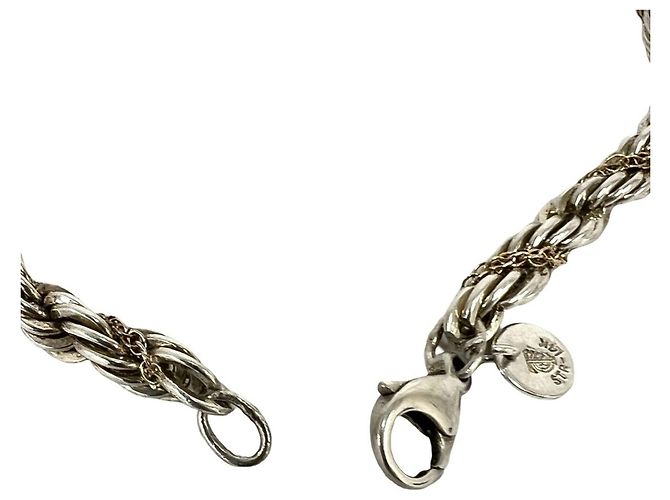 Tiffany & Co Collana Tiffany Twist Rope Argento D'oro - vista 5