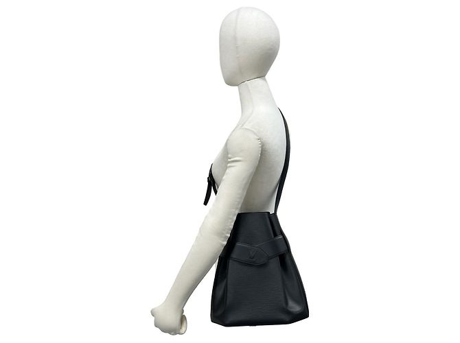 Louis Vuitton Vintage Sac des Paules Epi Leather Shoulder Bag Nero - vista 2