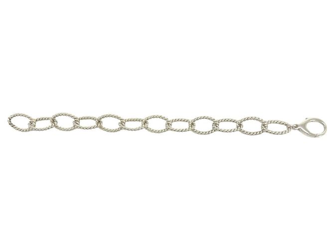 Tiffany & Co Bracciale Tiffany Vintage Oval Link Twist Argento - vista 5