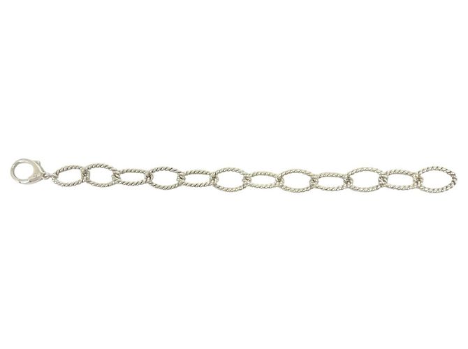 Tiffany & Co Bracciale Tiffany Vintage Oval Link Twist Argento - vista 6