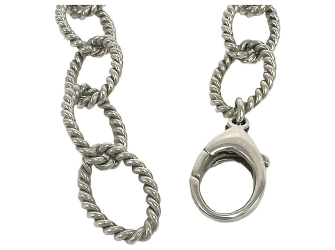 Tiffany & Co Bracciale Tiffany Vintage a maglie ovali intrecciate in Argento 925 - vista 4