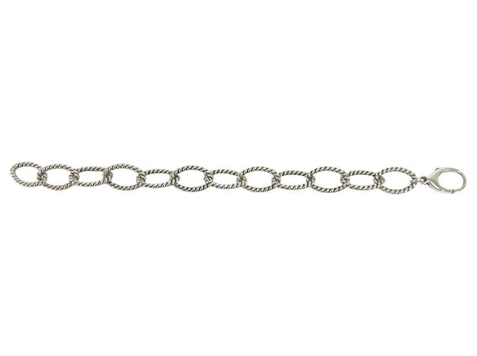 Tiffany & Co Bracciale Tiffany Vintage a maglie ovali intrecciate in Argento 925 - vista 6