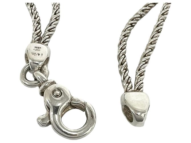Tiffany & Co Bracciale Tiffany Vintage Double Rope Center Knot Argento - vista 4
