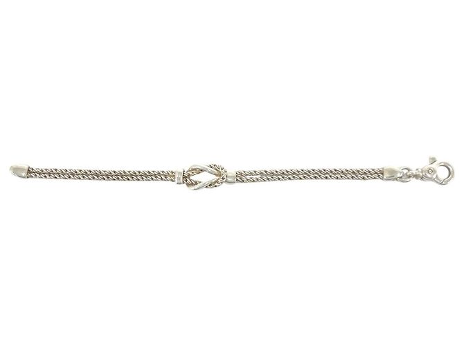Tiffany & Co Bracciale Tiffany Vintage Double Rope Center Knot Argento - vista 5