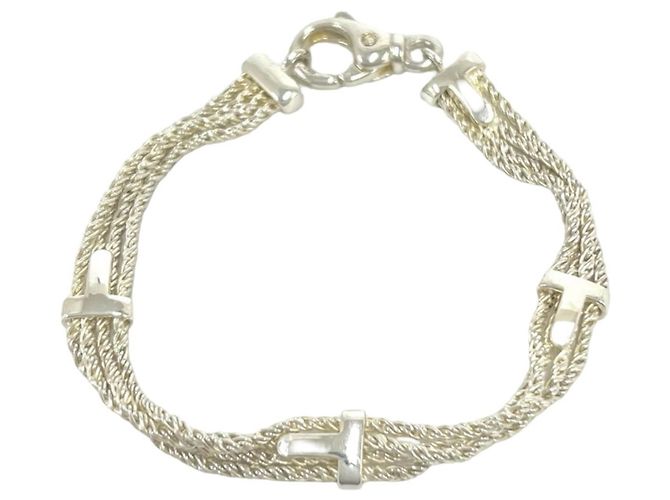 Tiffany & Co Bracciale a catena T-Rope Tiffany Vintage Argento - vista 2