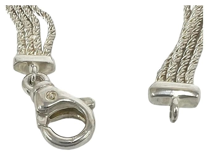 Tiffany & Co Bracciale a catena T-Rope Tiffany Vintage Argento - vista 3