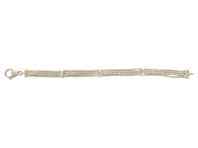Tiffany & Co Bracciale a catena T-Rope Tiffany Vintage Argento - vista 5