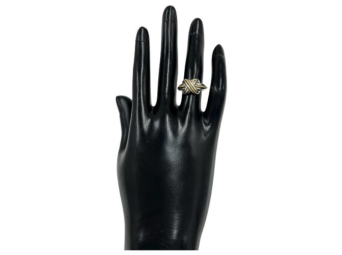 Tiffany & Co Anello Tiffany Vintage Signature Argento D'oro - vista 2