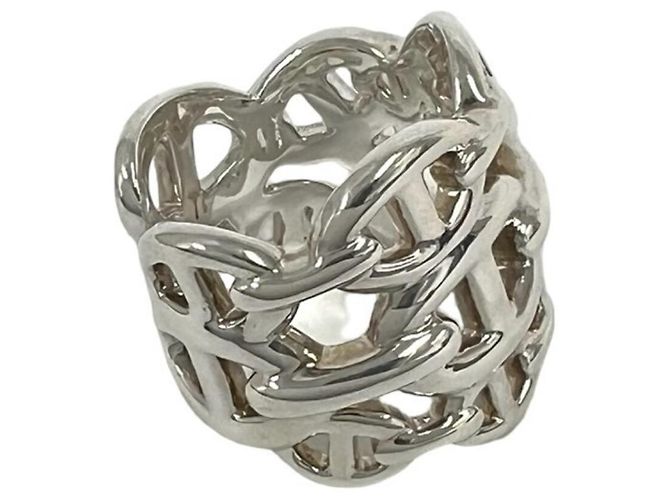 Hermès Hermes Enchainée GM Silberbandring - Ansicht 5