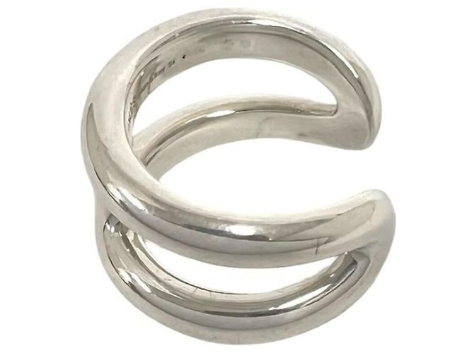 Hermès Anello Hermes Osmo's PM Silver Band Ring Argento - vista 4