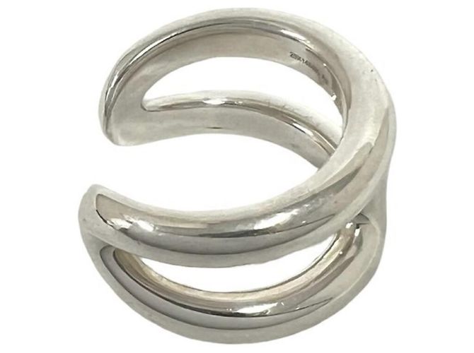 Hermès Anello Hermes Osmo's PM Silver Band Ring Argento - vista 5