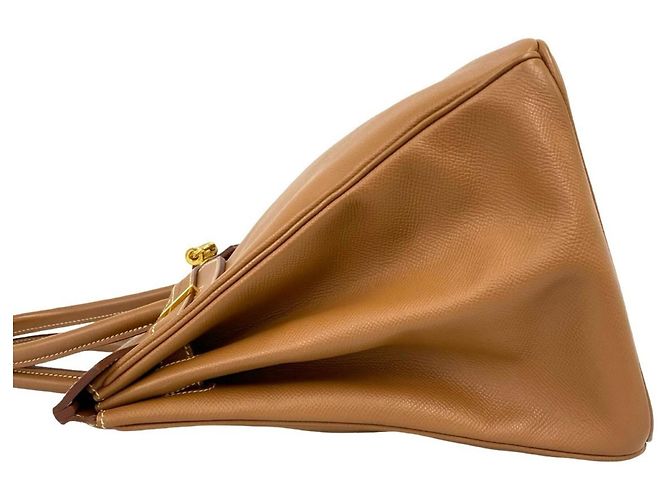 Hermès Sac à main HERMES Birkin 35 en cuir Courchevel Marron - vue 5
