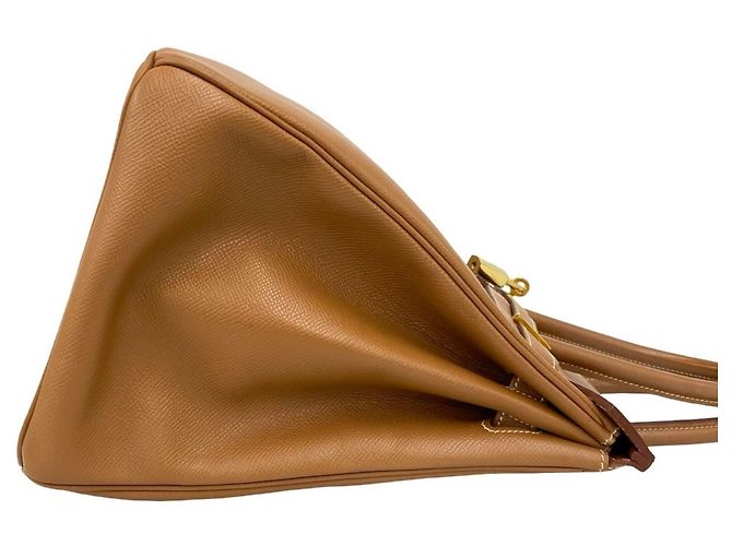 Hermès Sac à main HERMES Birkin 35 en cuir Courchevel Marron - vue 6