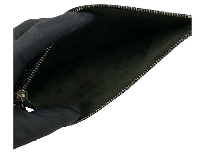 Louis Vuitton Vintage Sac aux Epi Leather Shoulder Bag Nero - vista 10