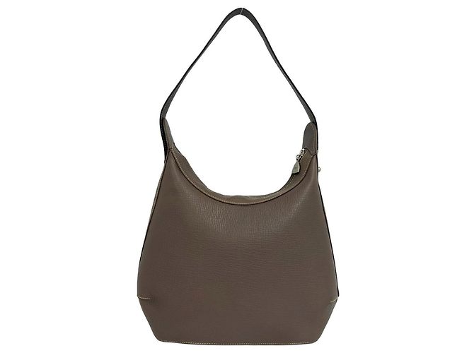 Loewe Vintage Logo Hardware Lederschultertasche Braun - Ansicht 3