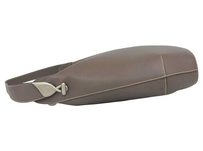Loewe Vintage Logo Hardware Lederschultertasche Braun - Ansicht 5