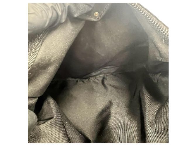 Borsa a tracolla Prada con logo triangolare in metallo Nero - vista 10